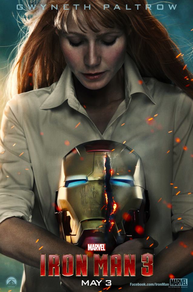 Gwyneth Paltrow as Pepper Potts in IRON MAN 3 Character Poster