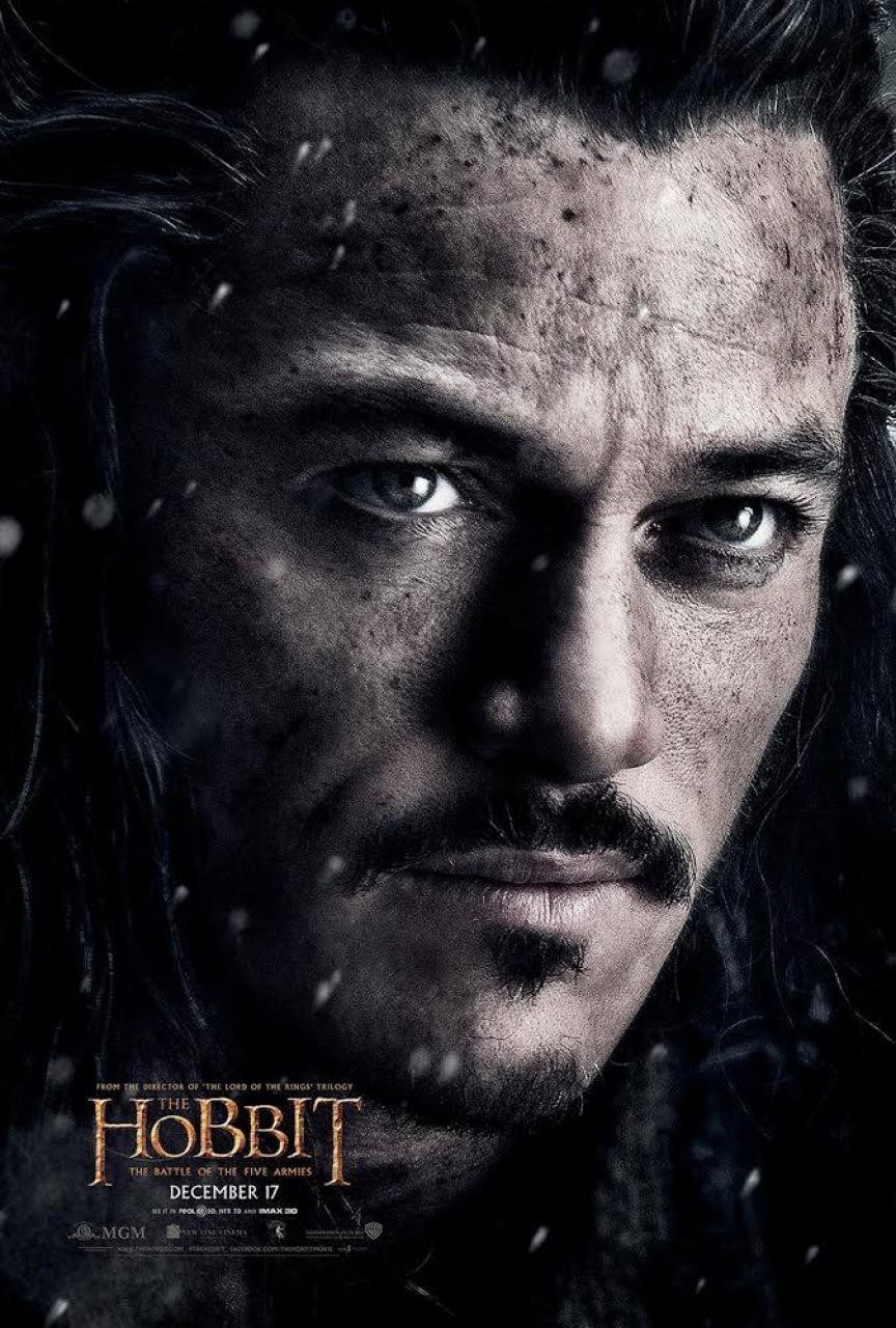 Here Are The Bard And Legolas Character Posters From THE HOBBIT: THE BATTLE OF  THE FIVE ARMIES!!, image size:864x1280