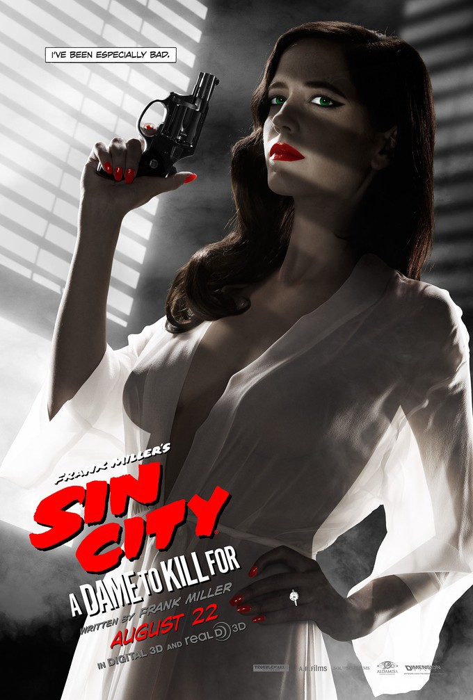 Carla Gugino Pussy - An Eva Green-centric poster for SIN CITY: A DAME TO KILL FOR that the MPAA  doesn't want you to see!