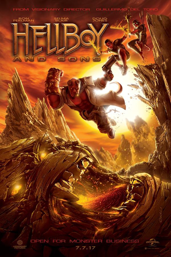 You want HELLBOY 3 - then you better effin' vote for it you primitive ...