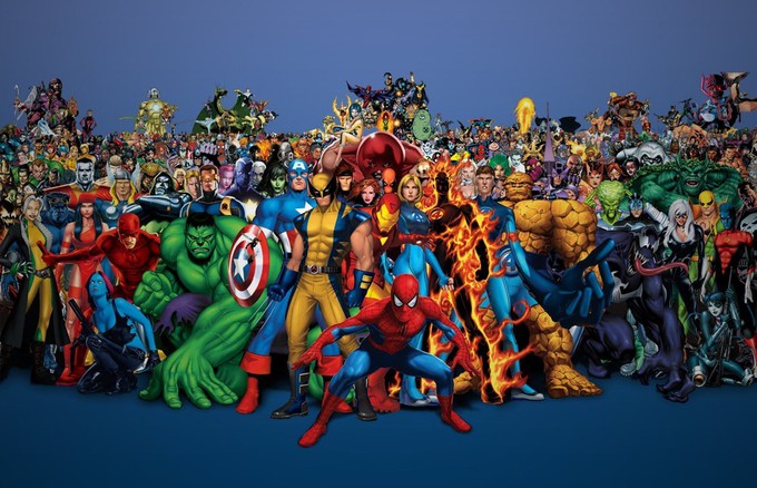 Marvel Comics Pow! Wallpaper - SAMPLE