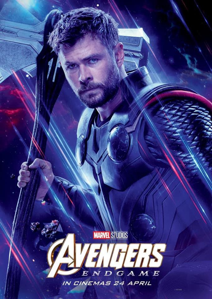 12 New AVENGERS: ENDGAME Character Posters Tease Thailand 
