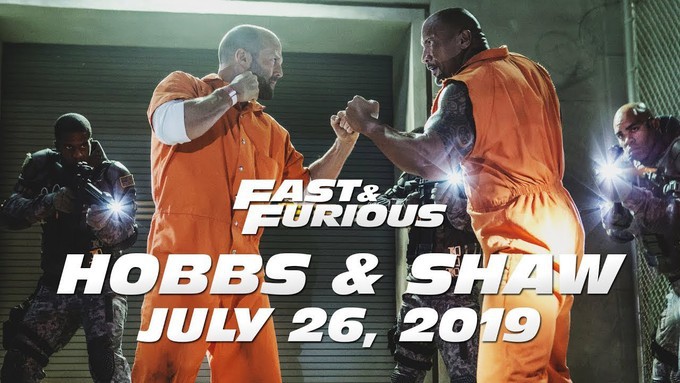 "HOBBS & SHAW" Super Bowl Trailer