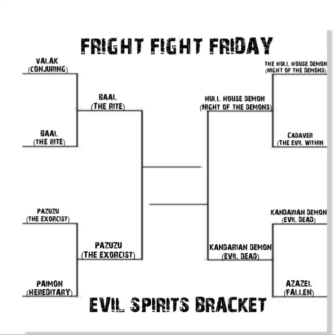 Fright Fight Friday Evil Spirits Bracket Round 4 Kandarian