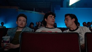 Reed Northrup, Austin Zajur, and Nicholas Cirillo at THE 4:30 MOVIE