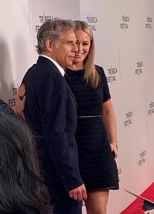 Ben Stiller and Christine Taylor