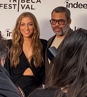 Chelsea Peretti and Jordan Peele