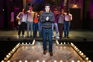 Ian Bouillon as Lorned Michaels and the cast of NOT READY FOR PRIME TIME