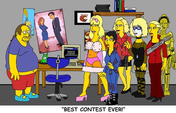 Having Comic Book Guy made me feel a part of this poster, and... 