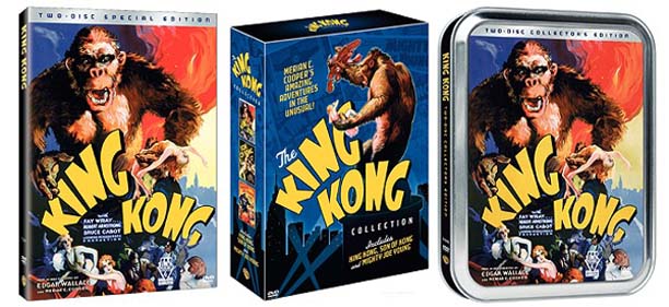 King Kong Triple Feature The Original 1933 The Remake 1976 & Peter ...