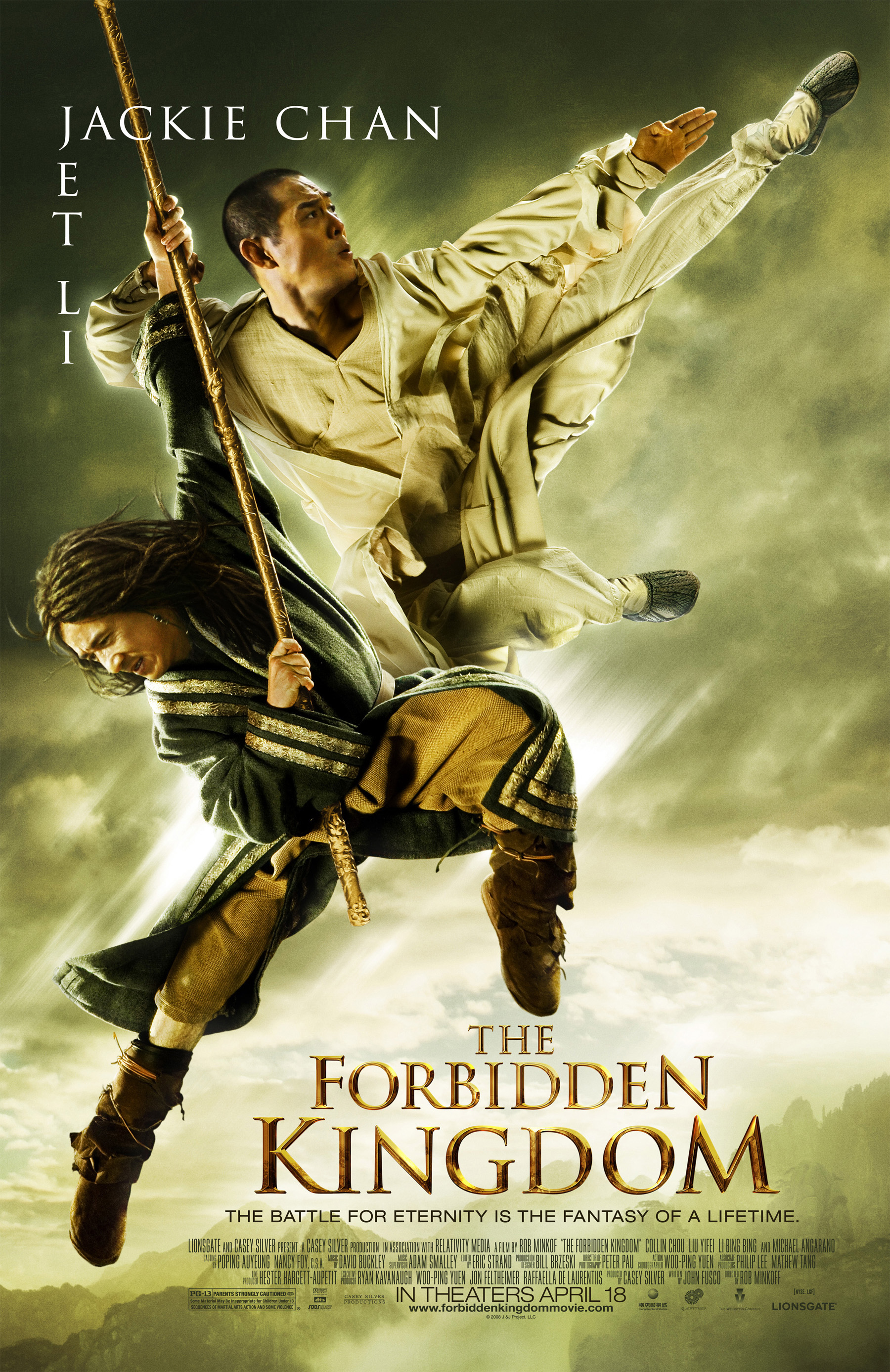 AICN Exclusive Poster Debut: THE FORBIDDEN KINGDOM!!