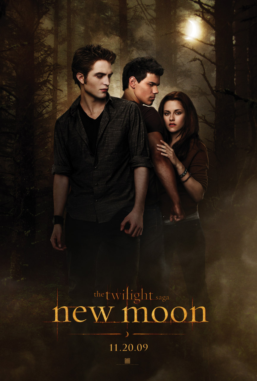 NEW MOON poster hits and the girls swoon!