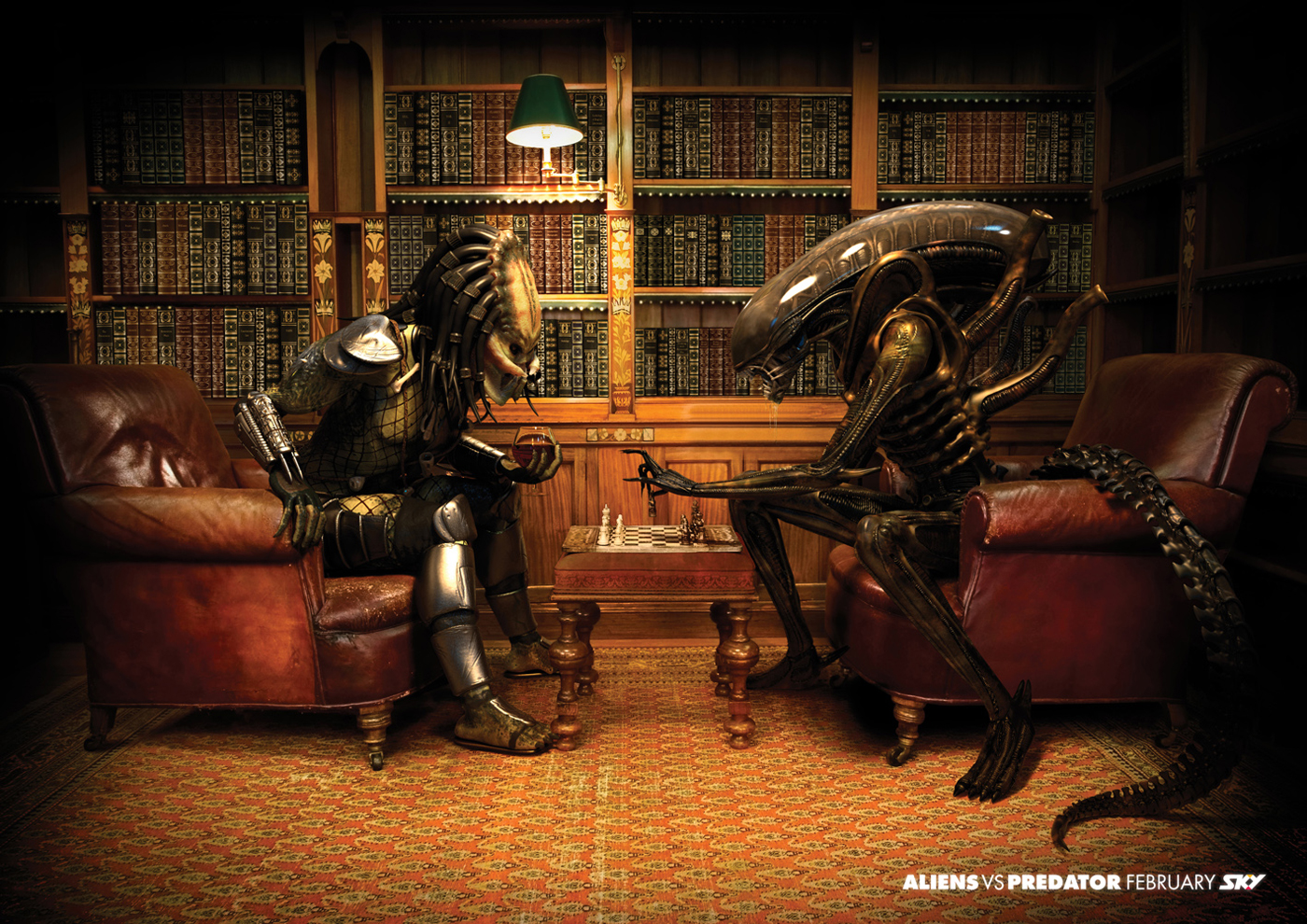 SKY DOT alien aliens vs predator requiem predator wallpaper