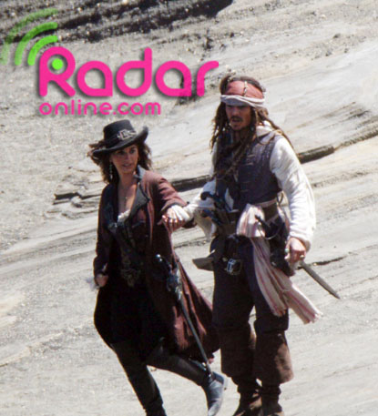 Pics Of Penelope Cruz In Character For PIRATES 4!!