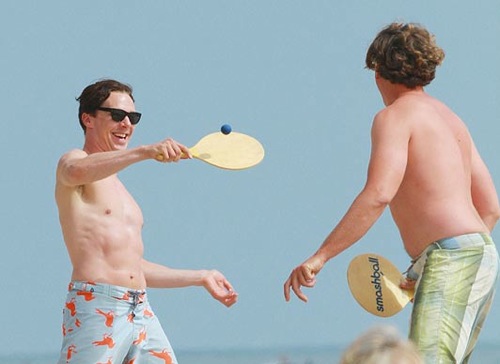 Benedict Cumberbatch Fun in the Sun
