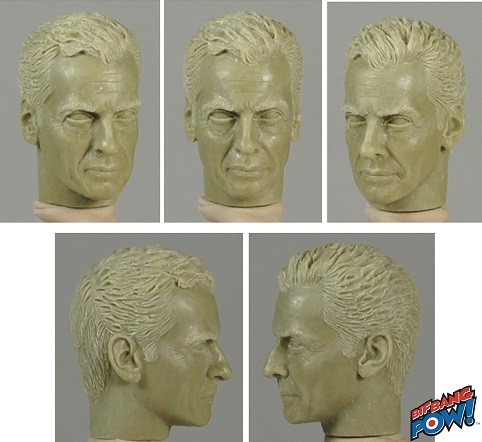 Peter Capaldi as the Doctor - figure head sculpt 