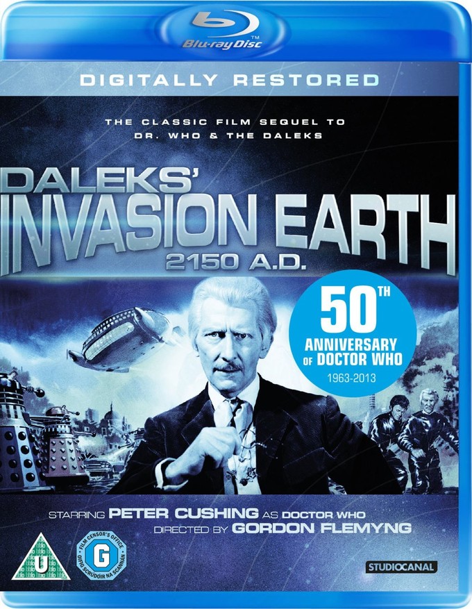 DALEKS' INVASION EARTH 2150 A.D. Blu-ray cover 