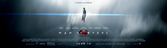 MAN OF STEEL promo banner 