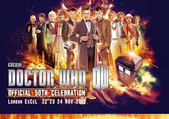 DOCTOR WHO 50th Anniversary Convention art 