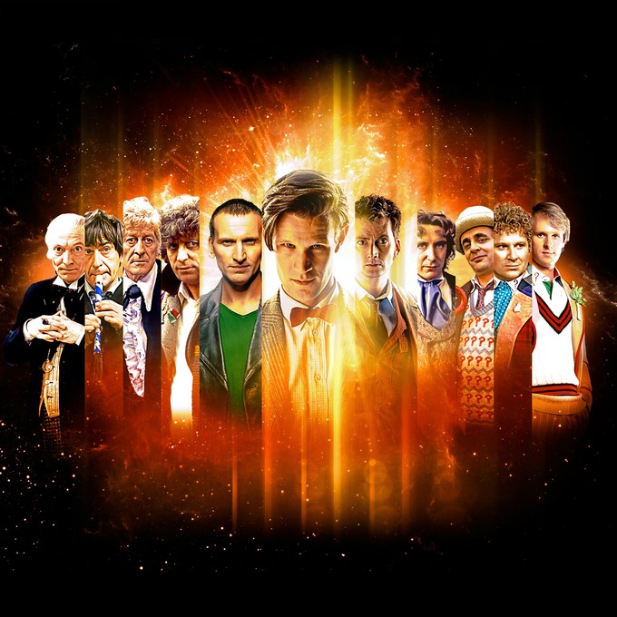DOCTOR WHO 50th Anniversary artwork (official) 