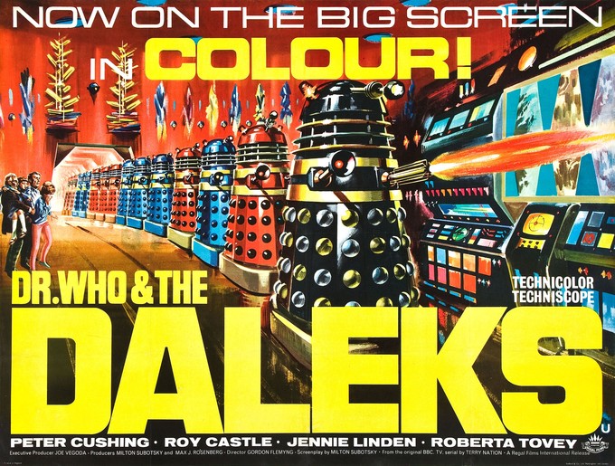 DR. WHO & THE DALEKS movie poster 
