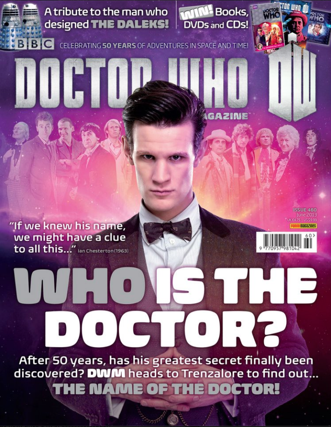 DOCTOR WHO Magazine -Trenzalore cover 