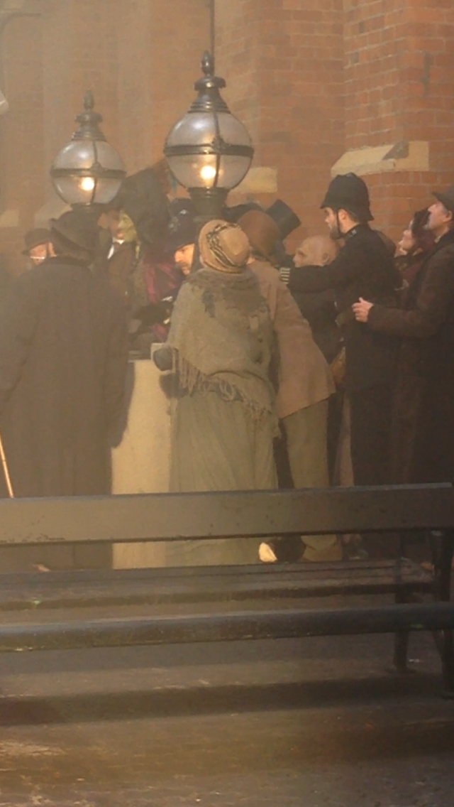 DOCTOR WHO S8E01 filming 