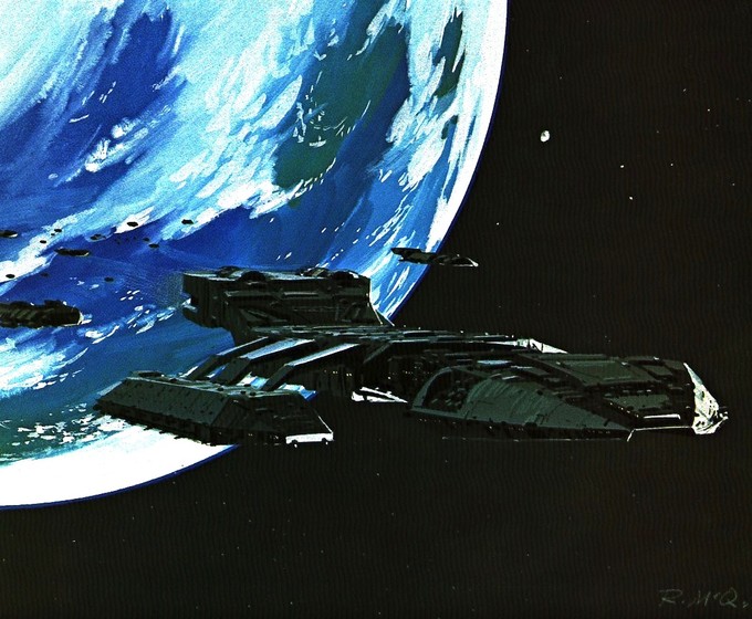 McQuarrie GALACTICA concept art (1978) 