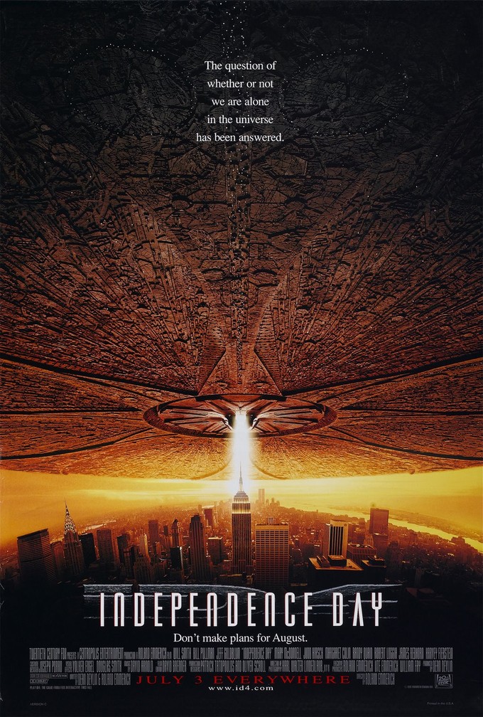 INDEPENDENCE DAY one sheet 
