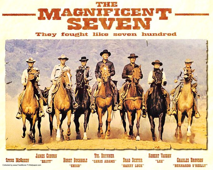 THE MAGNIFICENT SEVEN 1960 poster 