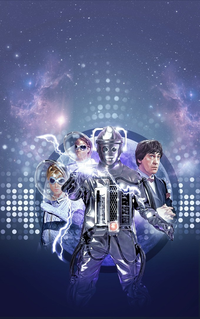 DOCTOR WHO: The Moonbase DVD cover art