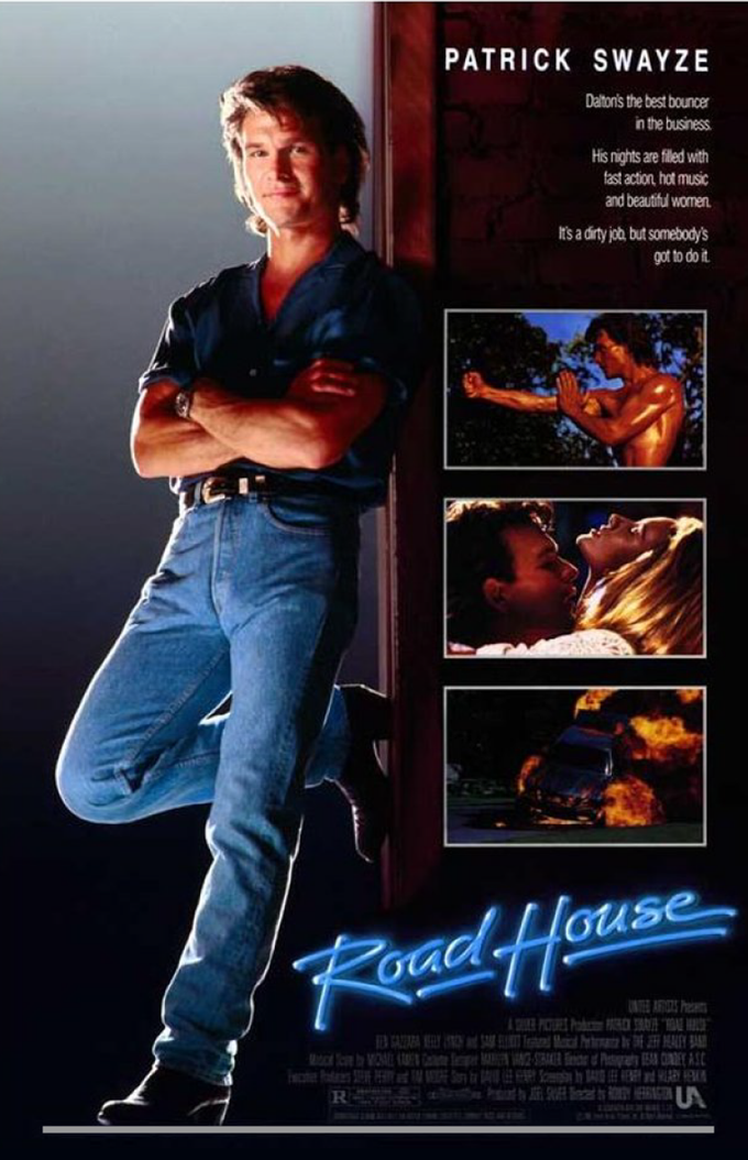 ROAD HOUSE 1987 poster 