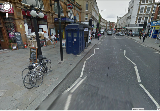 DOCTOR WHO: TARDIS located on Google Maps 