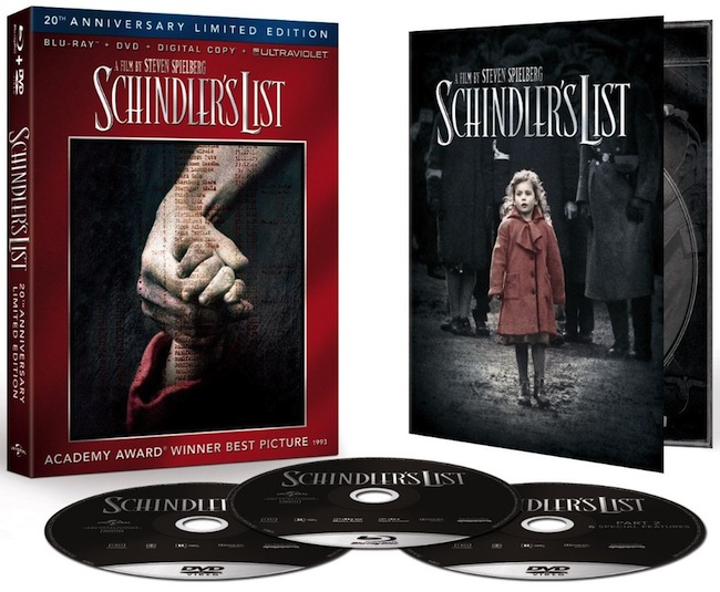 SCHINDLER'S LIST Blu-ray Box Art