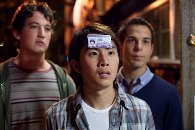 Miles Teller, Justin Chon and Skylar Astin in 21 AND OVER