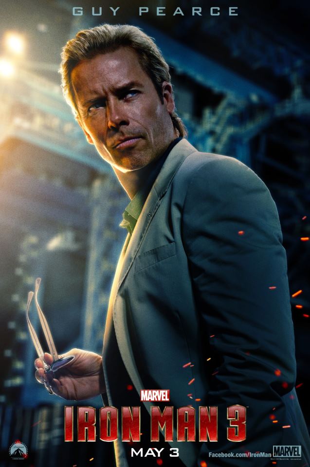 Guy Pearce as Aldrich Killian in IRON MAN 3 Character Poster