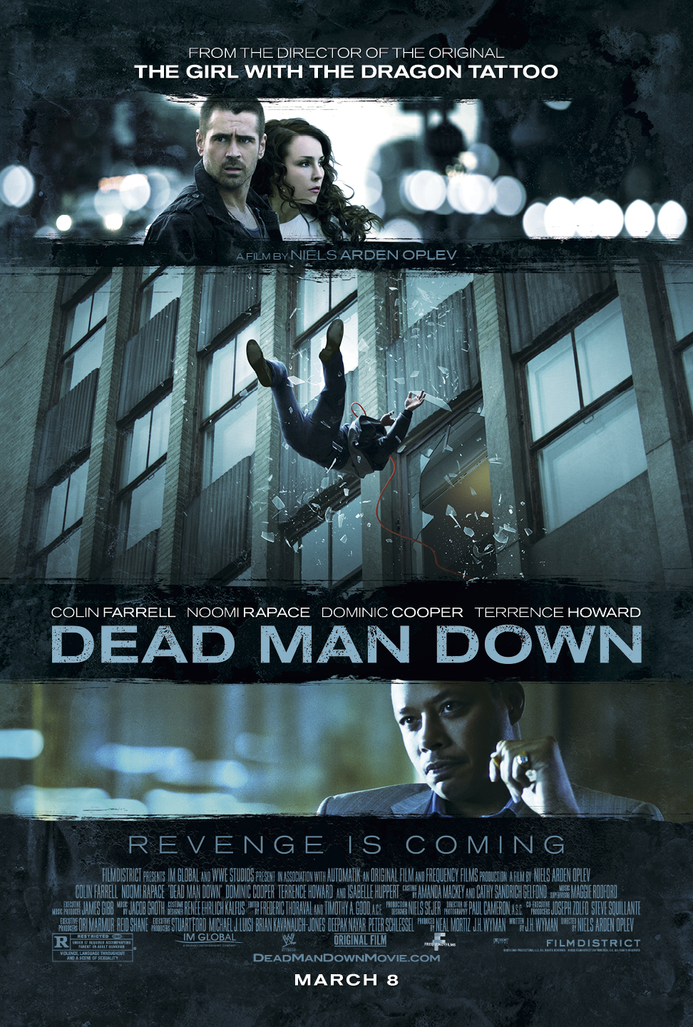 DEAD MAN DOWN Final Theatrical One Sheet