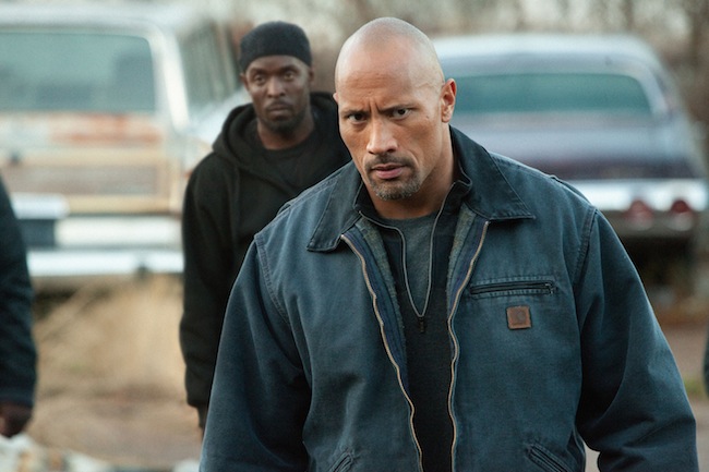 Dwayne "The Rock" Johnson and Michael K. Williams in SNITCH