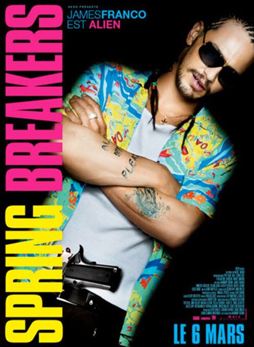 James Franco International Character Poster for SPRING BREAKERS