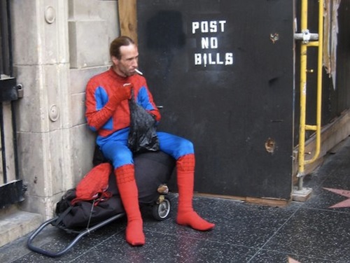 Spider Man Smoke Break