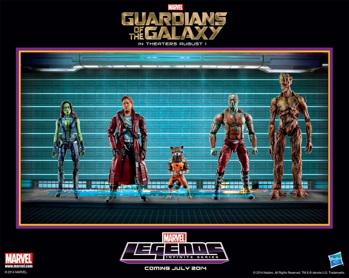 GUARDIANS OF THE GALAXY toy poster