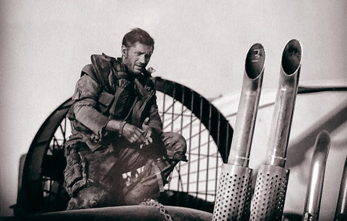 Tom Hardy as Max in MAD MAX: FURY ROAD 