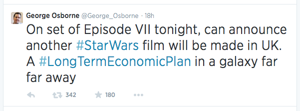 Osborne Tweet #1