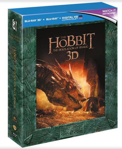 THE HOBBIT: THE DESOLATION OF SMAUG Extended Cut packaging 