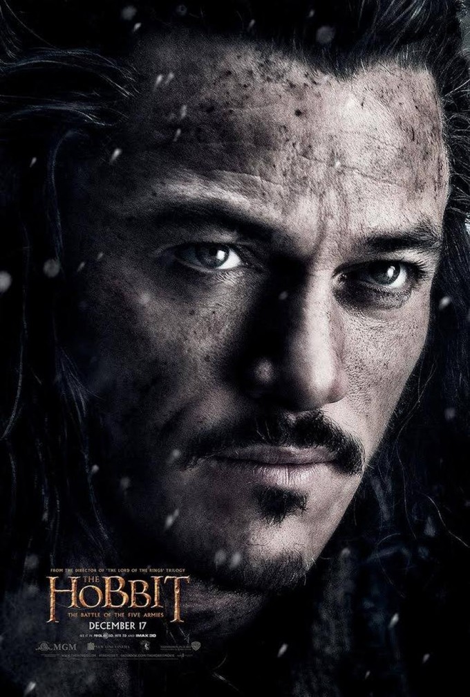 Luke Evans as Bard in THE HOBBIT: THE BATTLE OF THE FIVE ARMIES 