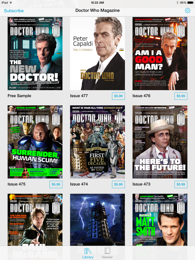 DOCTOR WHO Magazine - iPad 