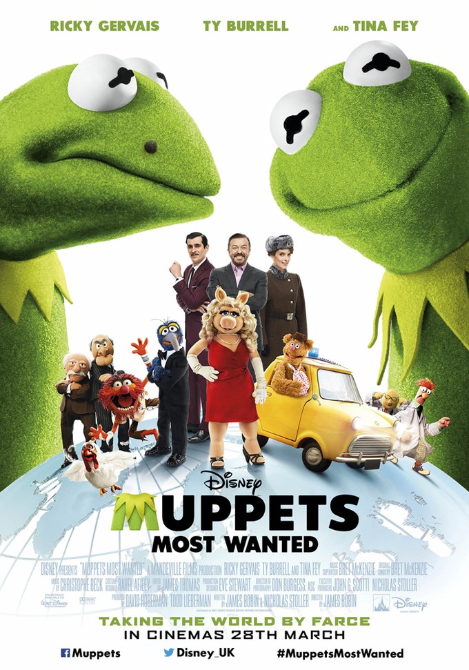 MUPPETS MOST WANTED UK Poster