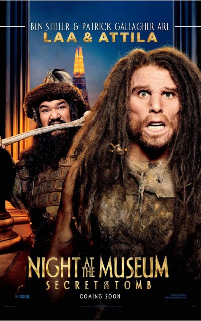 NIGHT AT THE MUSEUM: SECRET OF THE TOMB character poster 