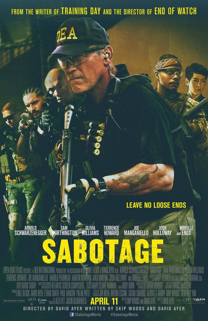 SABOTAGE movie poster 