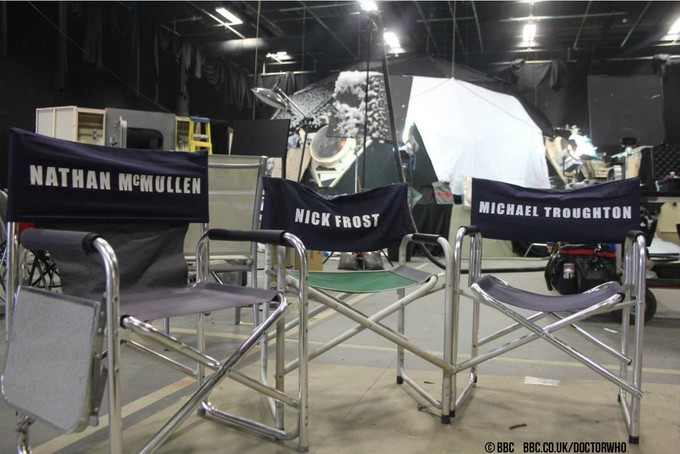 DOCTOR WHO xmas special cast chairs 